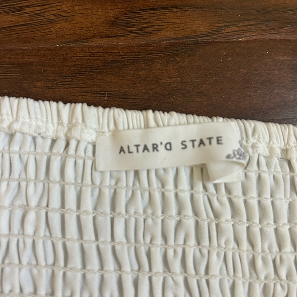 Altard State white fringe top - Picture 4 of 5